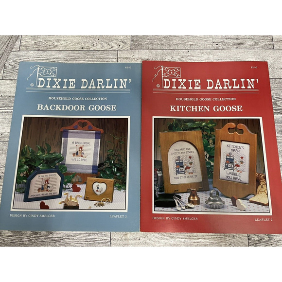 Cross Stitch Pattern Leaflet Book Mixed Theme Lot Of 6 Dixie Darlin Stoney Creek - Picture 6 of 9